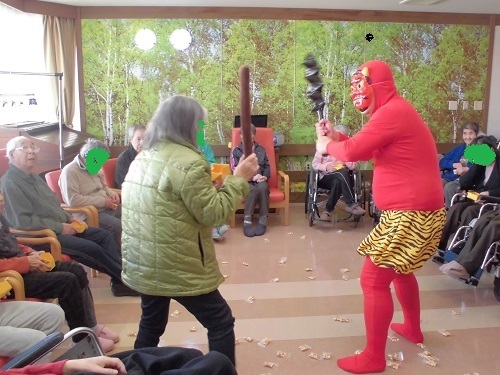 鬼と戦ってるところ2